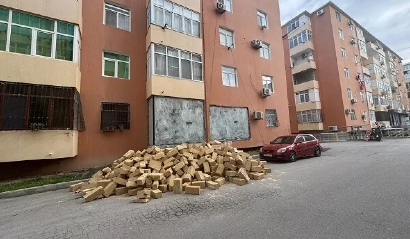 Bu ərazidə qanunsuz tikinti işlərinin qarşısı alındı - FOTO