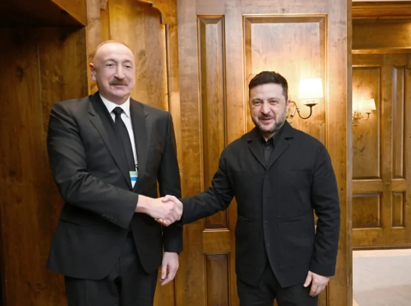 İlham Əliyev Volodimir Zelenski ilə GÖRÜŞÜB