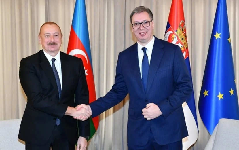 İlham Əliyev və Vuçiç mətbuata bəyanatla çıxış edirlər - Canlı