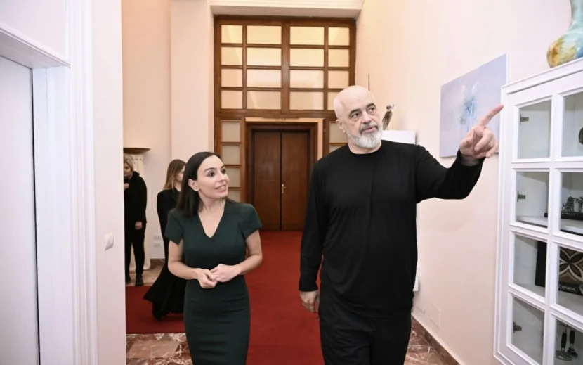 Leyla Əliyeva Albaniyada səfərdədir