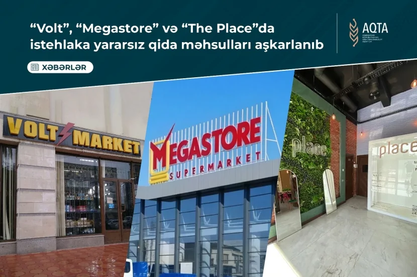 Bakıda tanınmış supermarketlərdə biyabrçılıq- Vaxtı keçmiş məhsullar aşkarlandı
