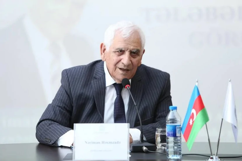 Prezident və Mehriban Əliyeva Nəriman Həsənzadəni TƏBRİK ETDİ