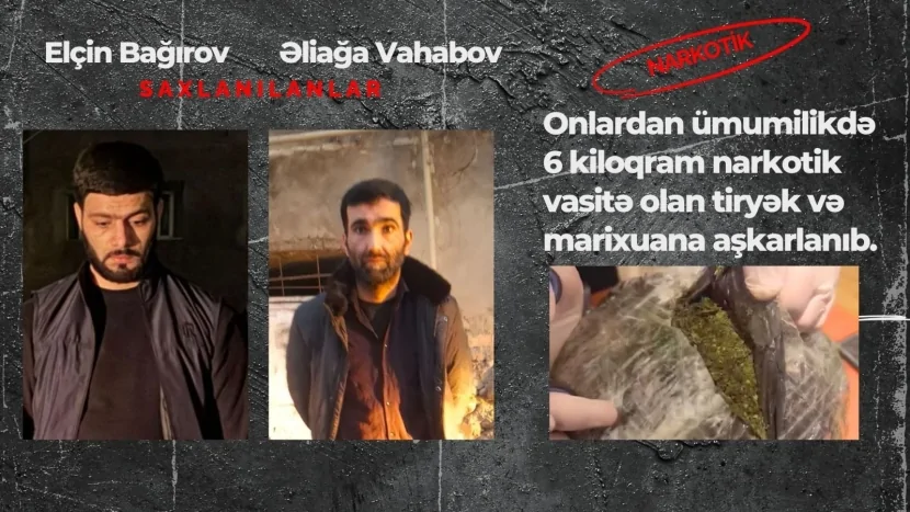 Sosial şəbəkələrdə narkotik satanlar SAXLANILDI