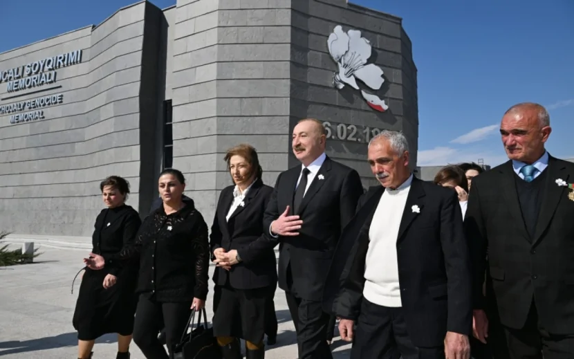 Xocalı Soyqırımı Memorialının açılışından FOTOLAR