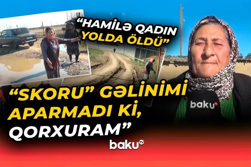 Qazsız, yolsuz Amankənd sakinləri AMAN DİLƏYİRLƏR: \"Hamilə qadın yolda öldü\" - VİDEO
