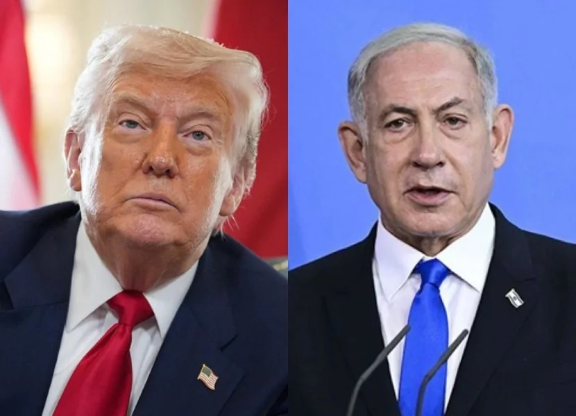 Trampla Netanyahunun başına PUL QOYULDU