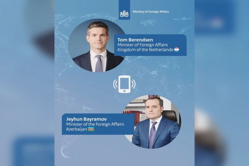 Niderlandın və Azərbaycan xarici işlər nazirləri arasında telefon danışığı