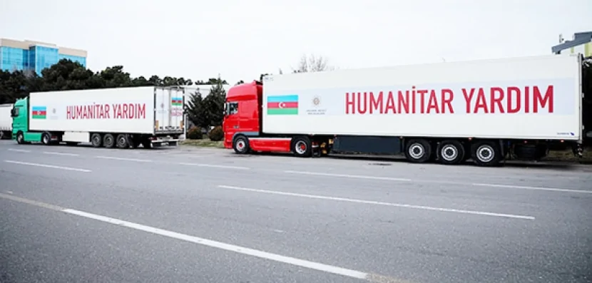 Azərbaycan İrana humanitar yardım GÖNDƏRDİ