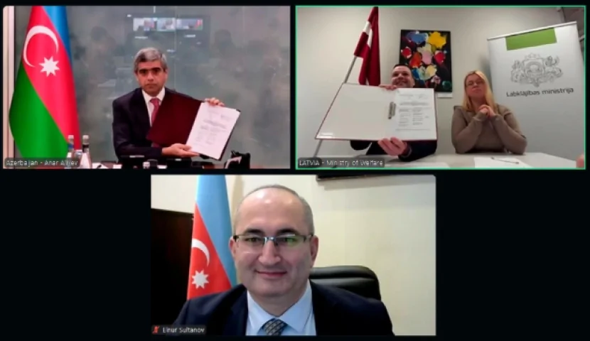 Latviyanın Rifah Nazirliyi ilə Tədbirlər Planı İMZALANIB