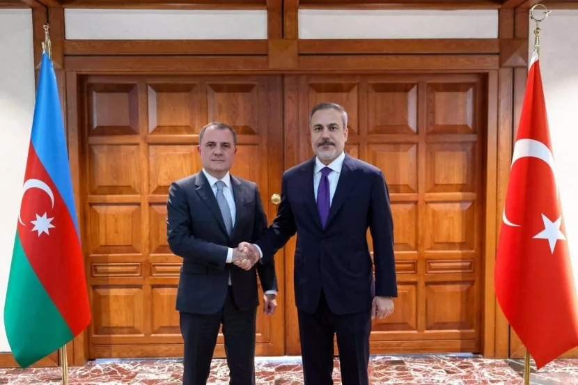 Ceyhun Bayramovla Hakan Fidan GÖRÜŞDÜ