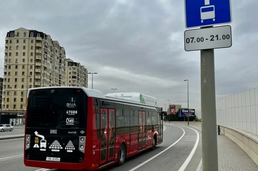 Bu yolda avtobus zolağı LƏĞV EDİLDİ