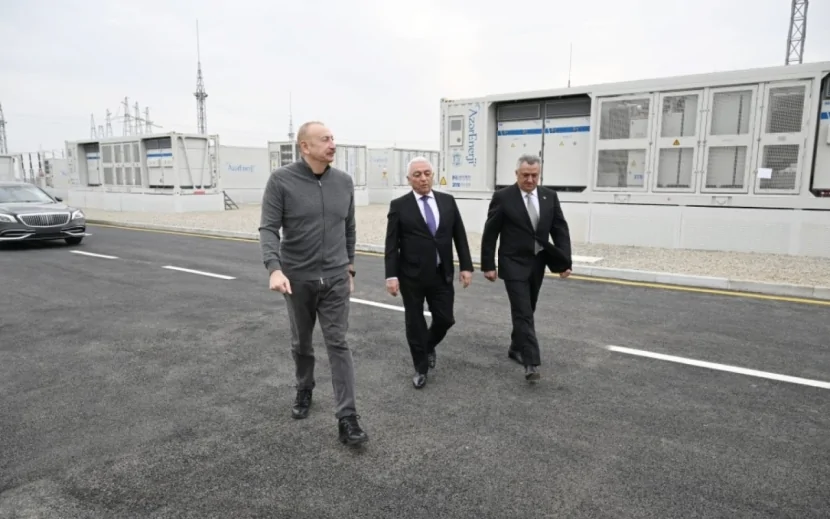 Prezident “Abşeron” Batareya Enerji Saxlanc Mərkəzinin açılışında