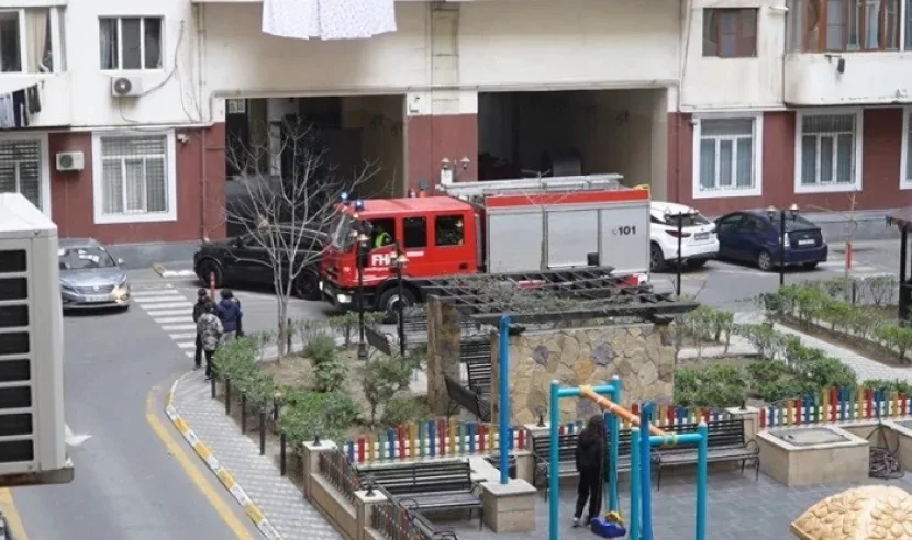Bakıda yanğın təhlükəsi ilə bağlı təlim keçirildi