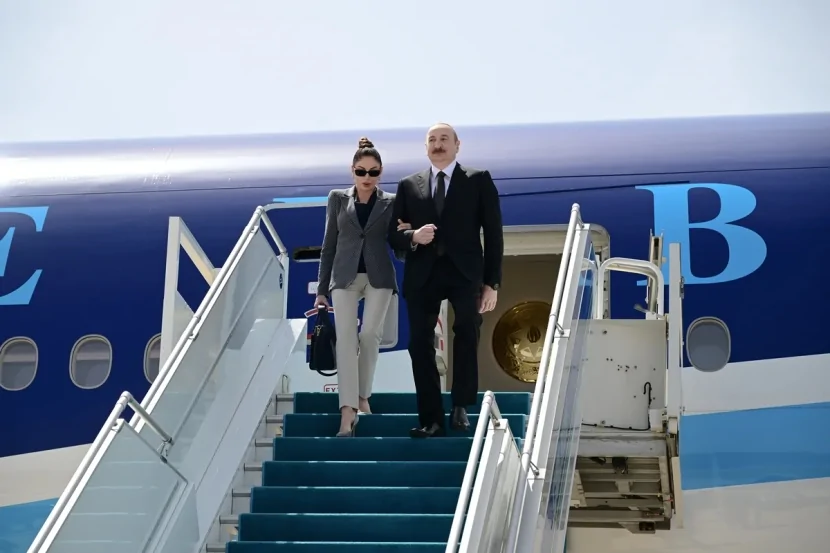 Prezident İlham Əliyevin Türkiyəyə işgüzar səfəri ilə bağlı GÖRÜNTÜLƏR