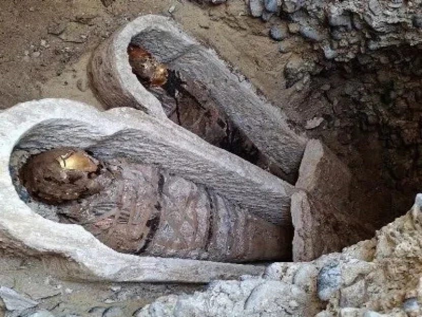 Mumiyanın içindən GÖRÜN NƏ ÇIXDI...
