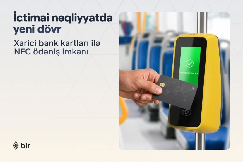 Bir ekosistemi ictimai nəqliyyatda xarici kartlar üçün NFC ödənişlərini aktivləşdirdi