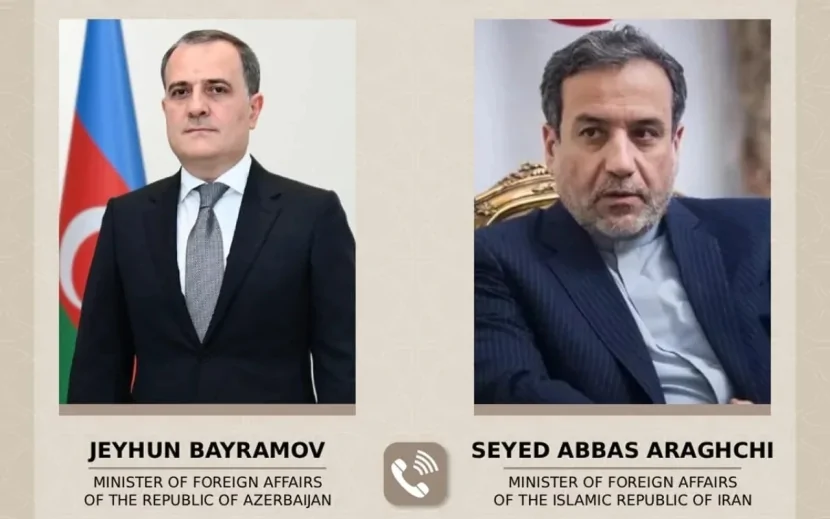 Ceyhun Bayramov və Əraqçi telefonla danışdı