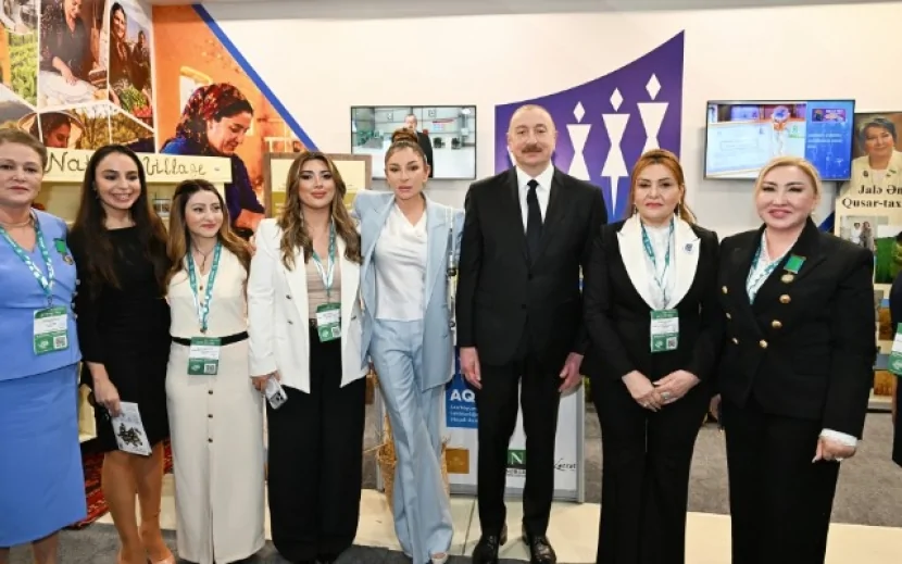 Mehriban Əliyeva sərgilərlə bağlı paylaşım etdi