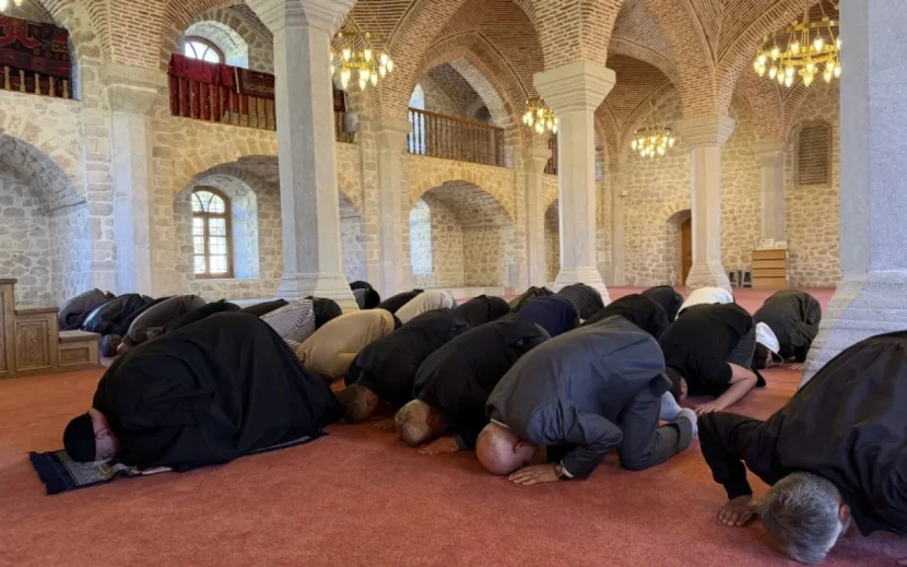 Şuşada bayram namazı qılındı