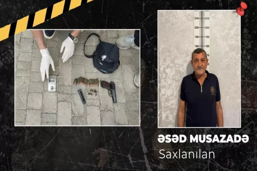 Qobustanda silahlı şəxs həbs edilib