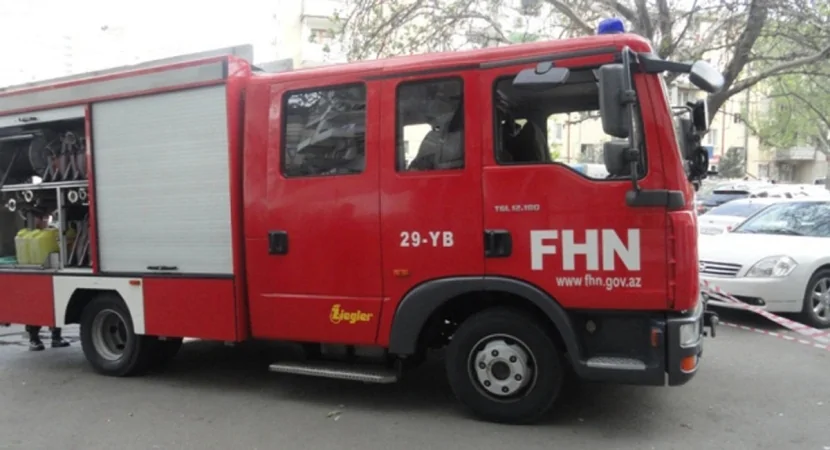 Hacıqabulda açıq  ərazidə YANĞIN