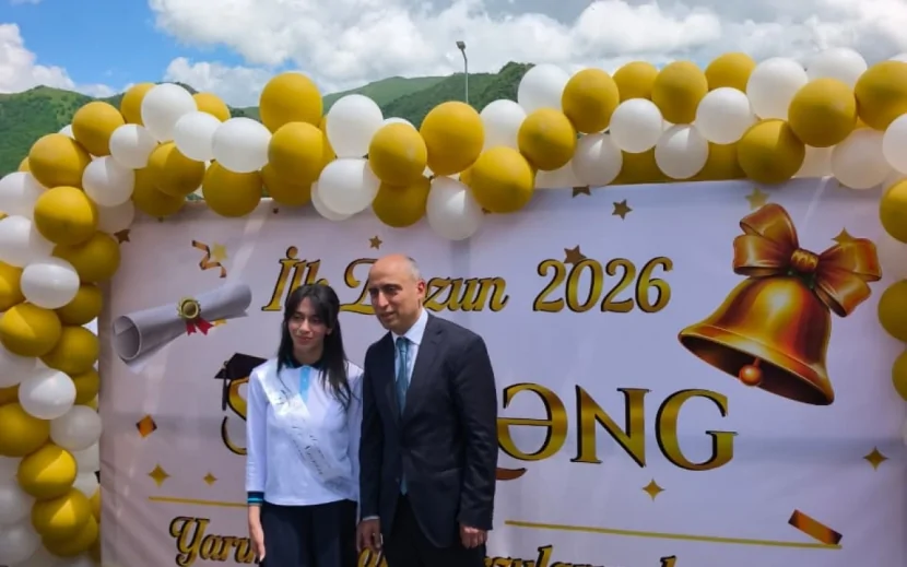 Nazir Kəlbəcərin ilk və tək məzununun \"Son zəng\"ində