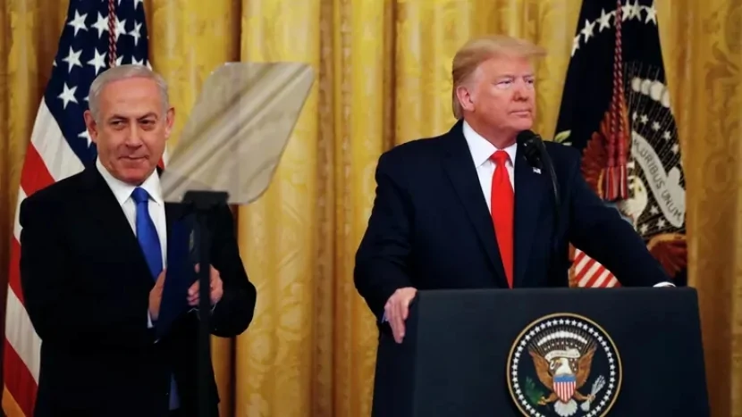Tramp Netanyahudan NARAZIDIR