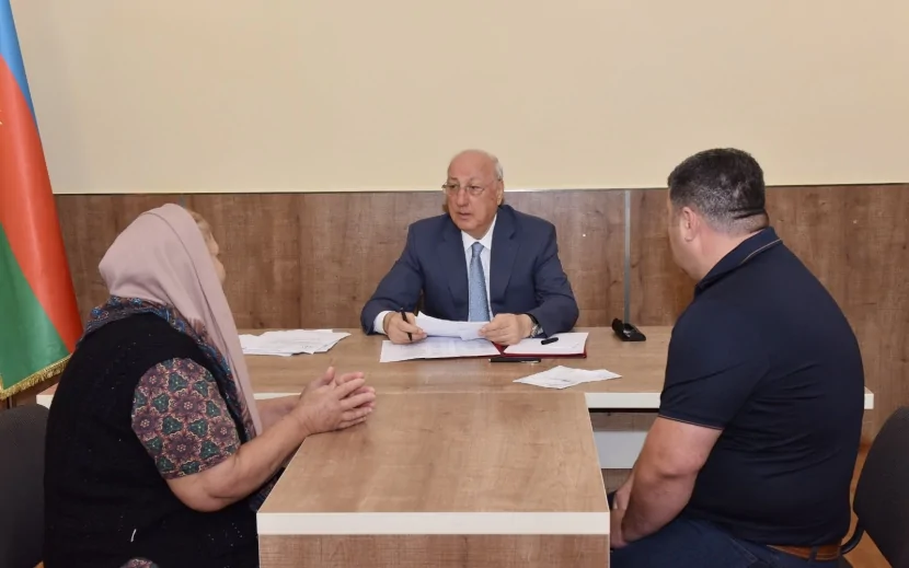 Zakir Fərəcov növbəti vətəndaş qəbulu keçirib