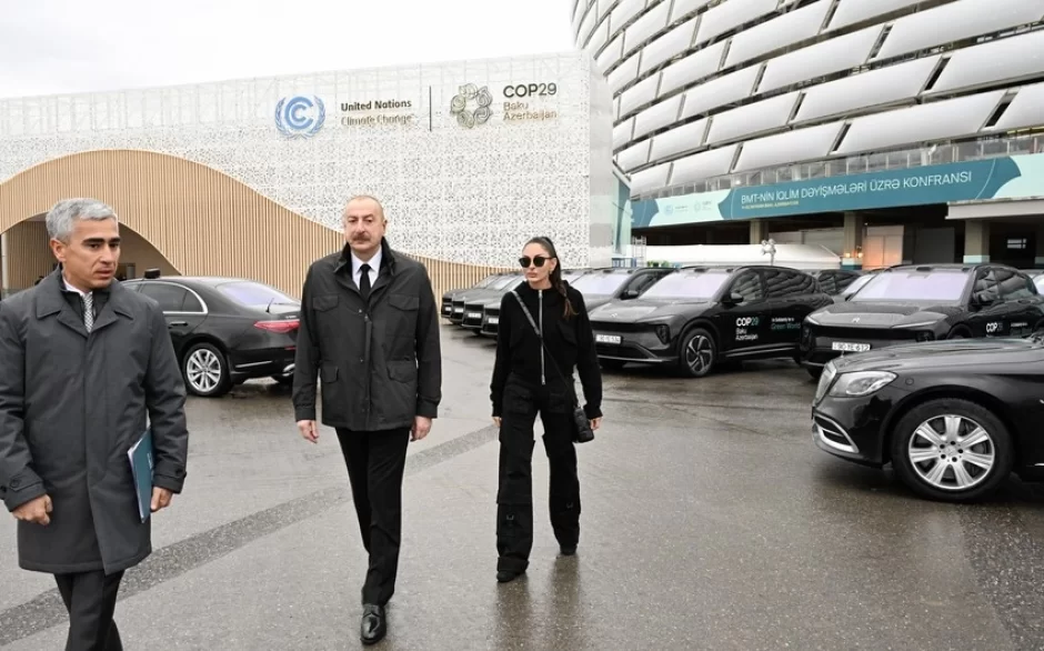 Mehriban Əliyeva Bakı Olimpiya Stadionundan