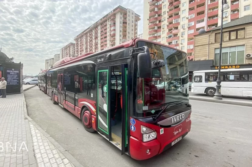 Sabahdan Bakıda avtobusların fəaliyyəti