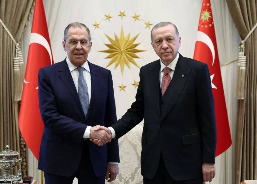 Lavrov Ərdoğanla