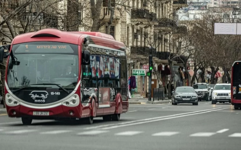 Bakıda bu avtobusların hərəkəti