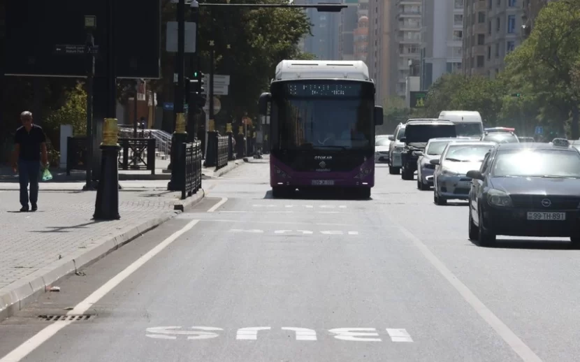 Bakıda bu ərazilərə də avtobus zolağı