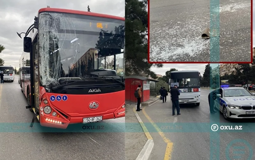 Sumqayıtda sərnişin avtobusları