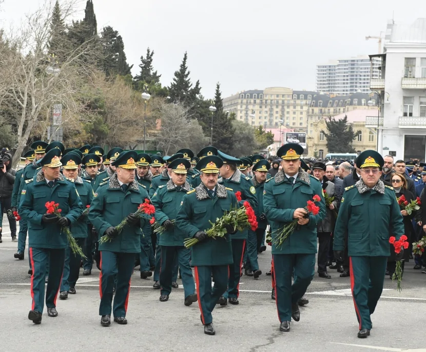 Dövlət Sərhəd Xidməti Xocalı soyqırımının 33-cü ildönümünü anıb