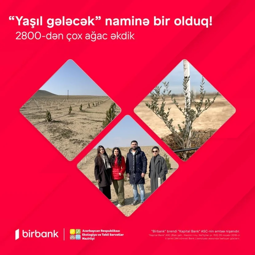 Birbank-lılar “Yaşıl gələcək” naminə